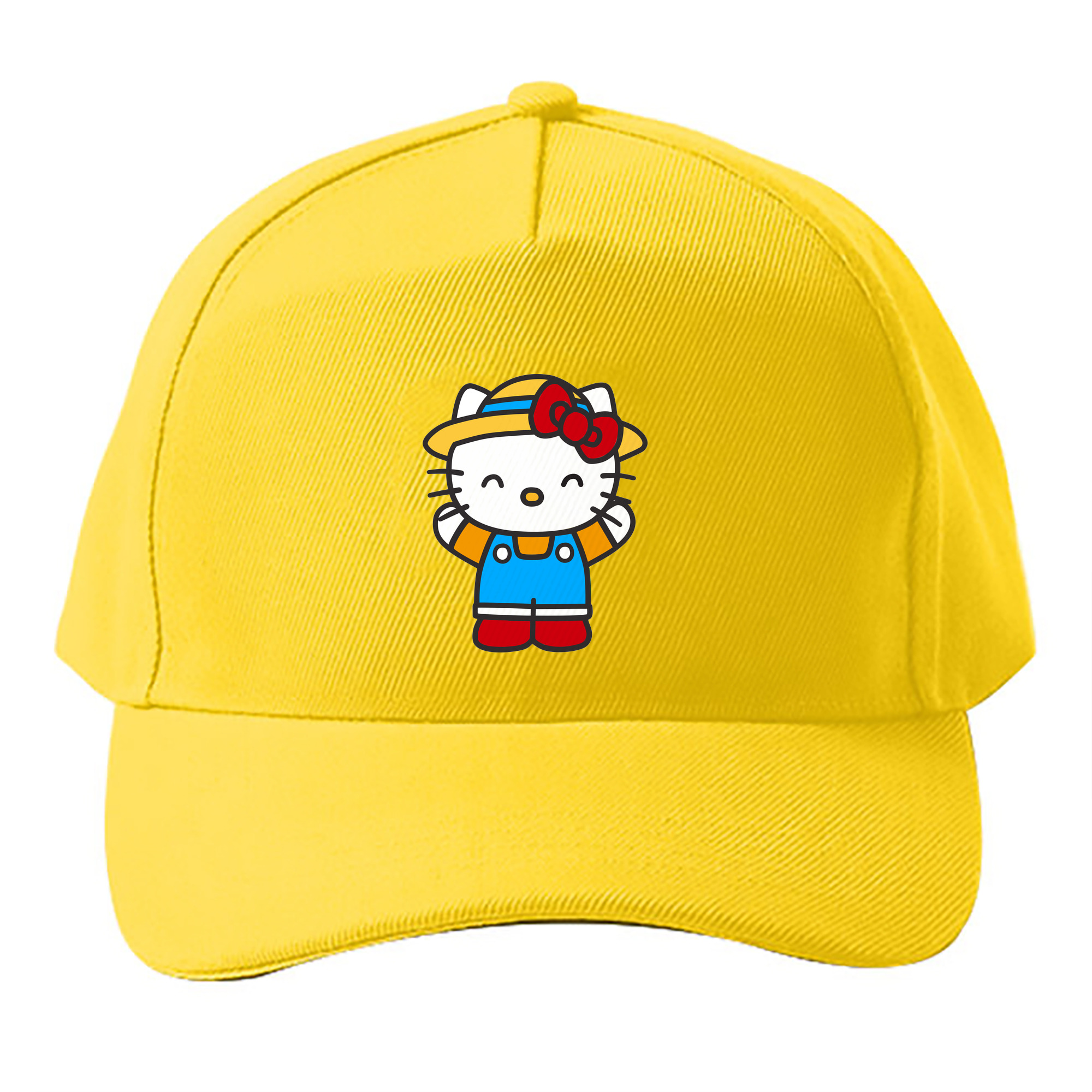 （画像用） Hello Kitty ハローキティ ベースボールキャップ 綿100％ 男女兼用 帽子 スポーツ